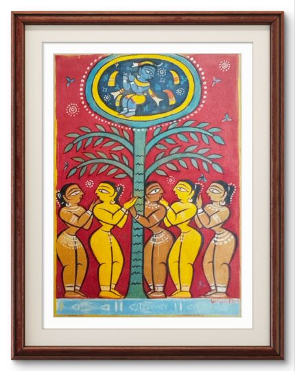 Krishnalila by Jamini Roy