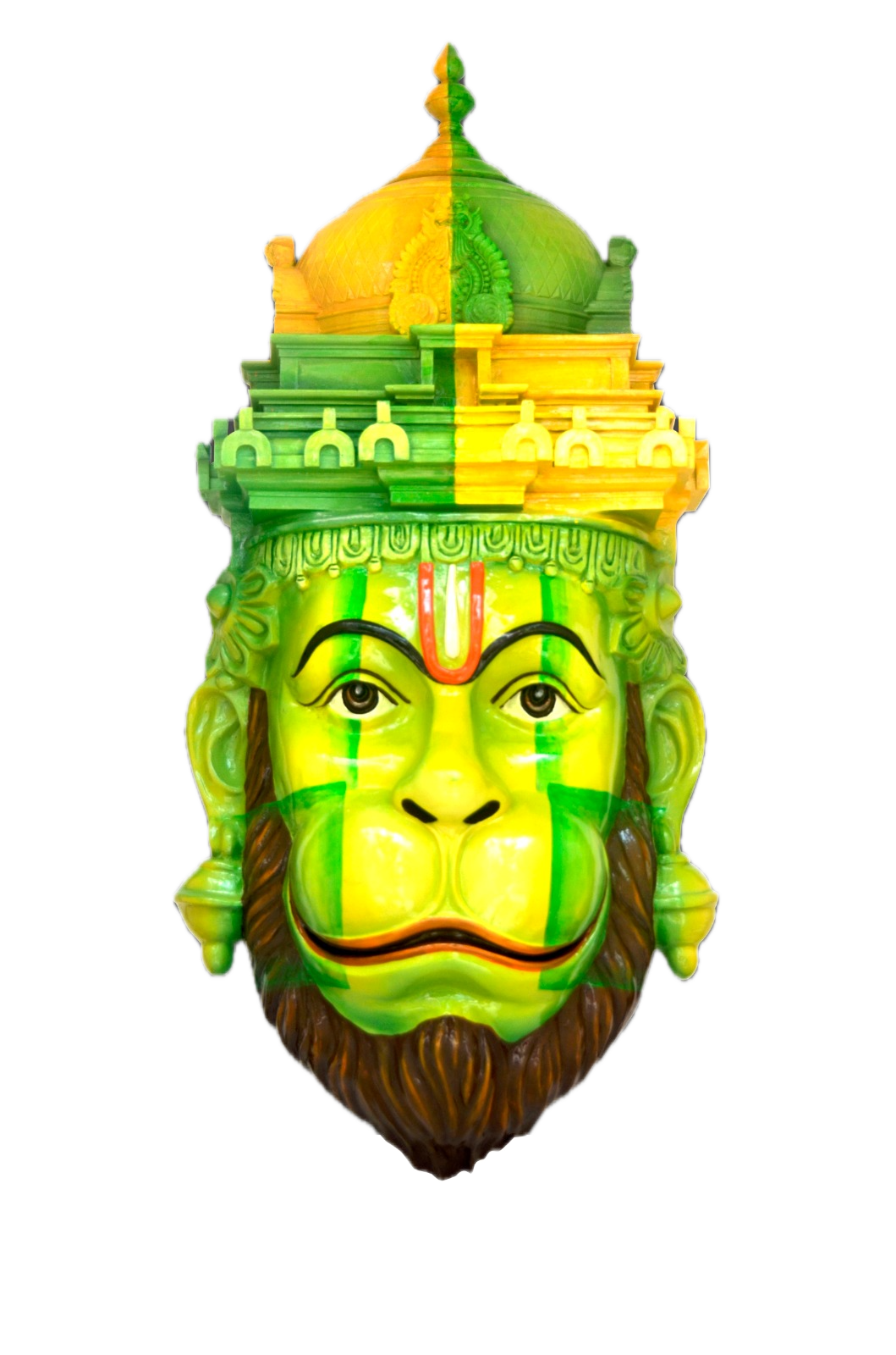 Hanuman glass fiber face Hanuma sculptor